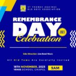 2023 St Thomas Aquinas SHS Remembrance Day Celebration - 18/11/2023