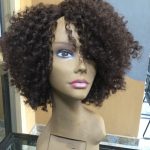 Curly Wig Bob Dark Brown