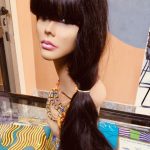 Straight Long Human Hair with Bangs