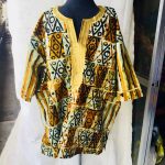 Batik Dashiki Shirt with embroidery
