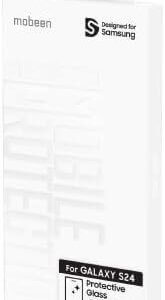 Samsung by Mobeen S24 Tempered Glass Screen Protector, Transparent