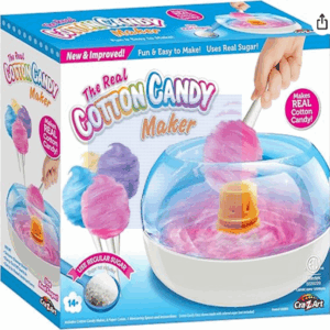 Cra-Z-Art Cotton Candy Maker, DIY Homemade Real Cotton Candy Machine for Kids